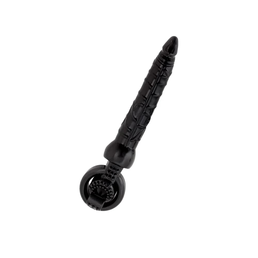 Black & Red by TOYFA Titreşimli Penis Kılıfı ve Uzatıcı, Siyah, 24 cm thumbnail 3