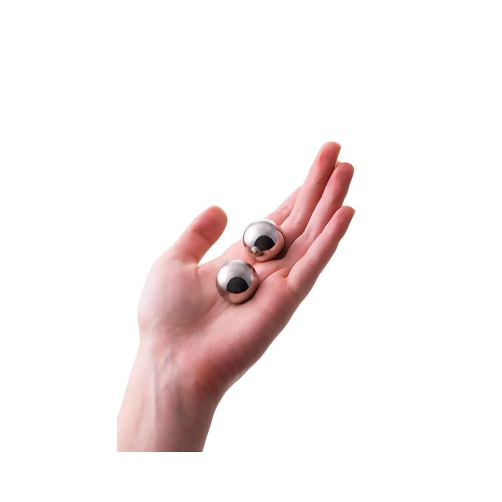 Metal by TOYFA Tıbbi Çelik Vajinal Egzersiz Topu Gümüş 2.5 cm 64g thumbnail 3