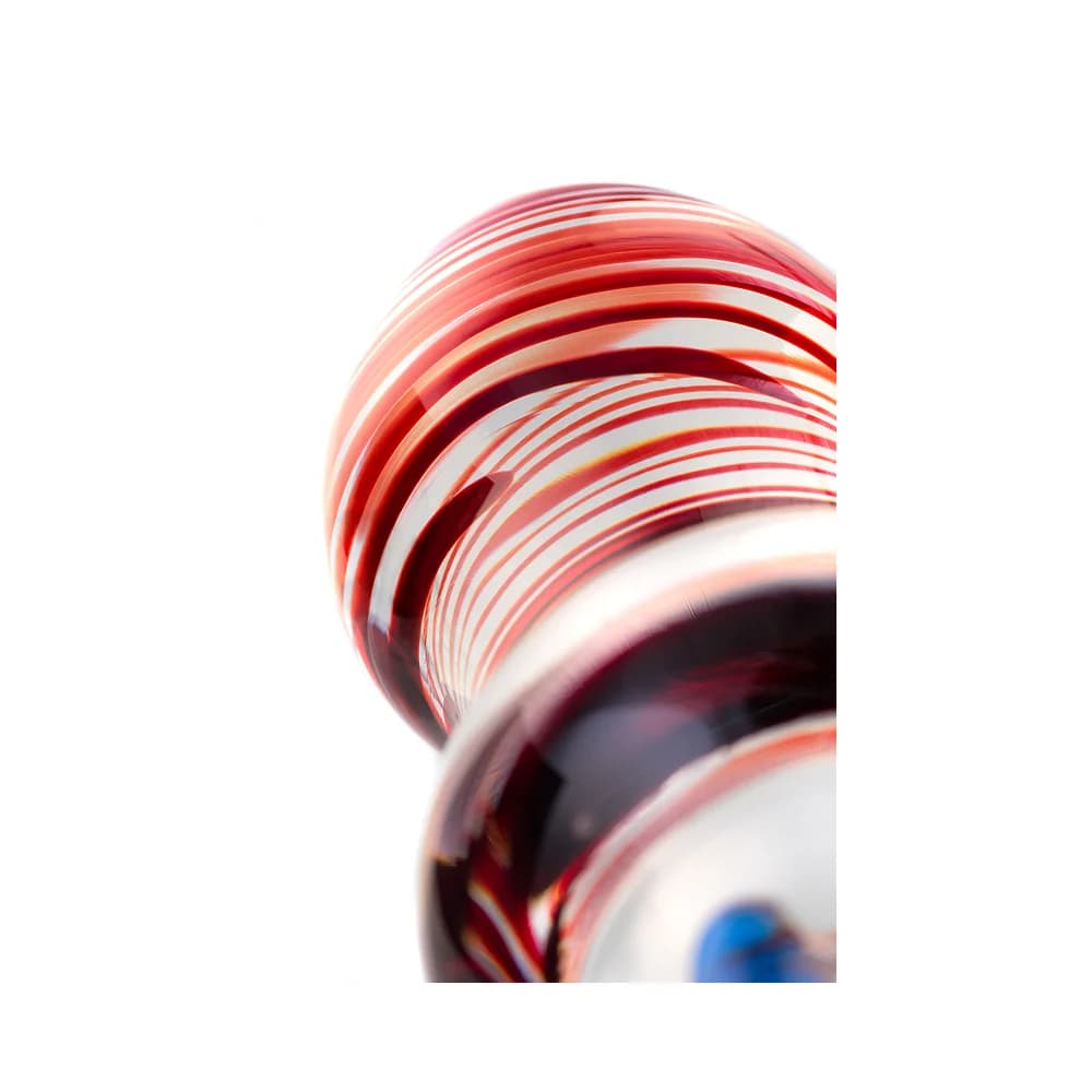 Sexus Glass Çift Taraflı Cam Dildo Şeffaf 20 cm thumbnail 6