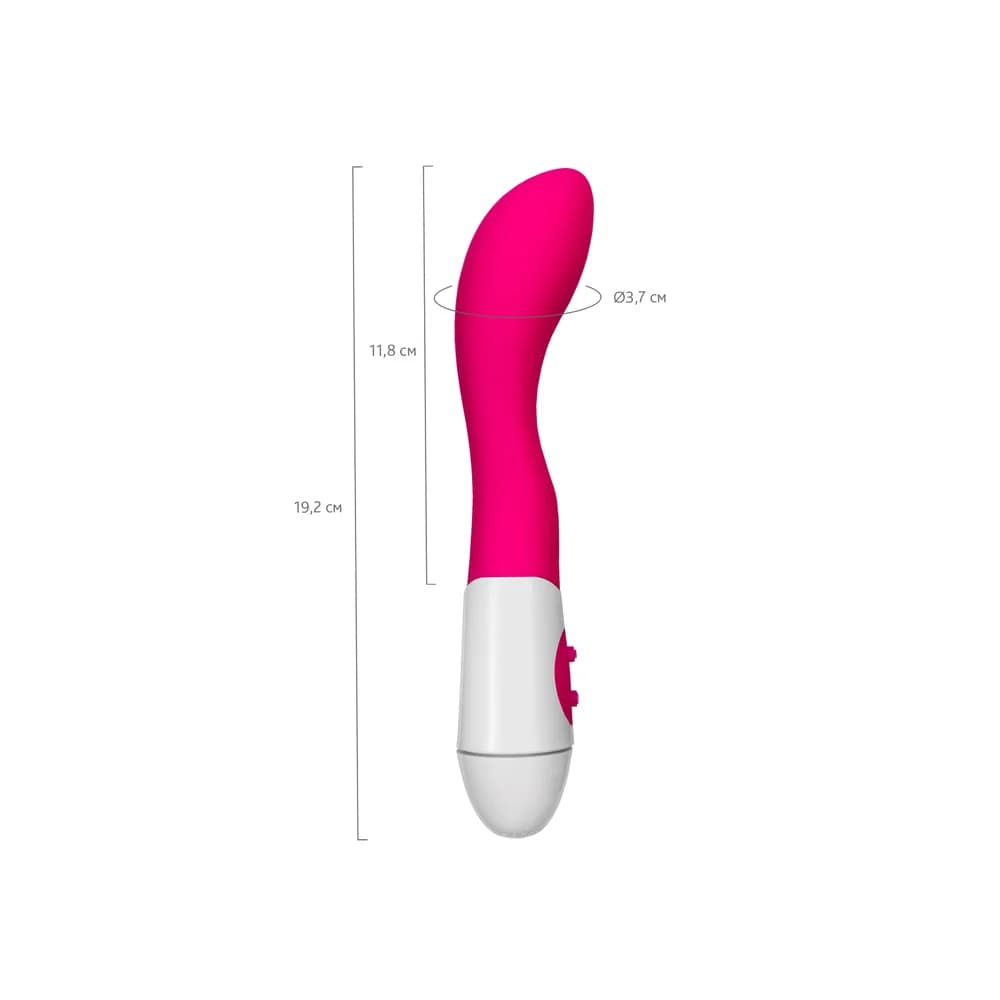 A-Toys by TOYFA Kari 10 Fonksiyonlu Silikon G Noktası Vibratörü - Pembe thumbnail 6