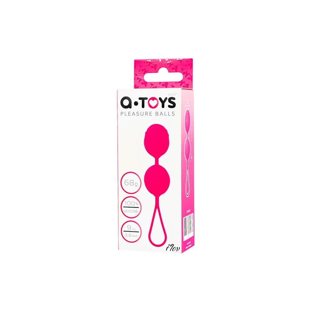 A-Toys by TOYFA Flov Silikon Pembe 15 cm Kegel Egzersiz Vajinal Topu thumbnail 3