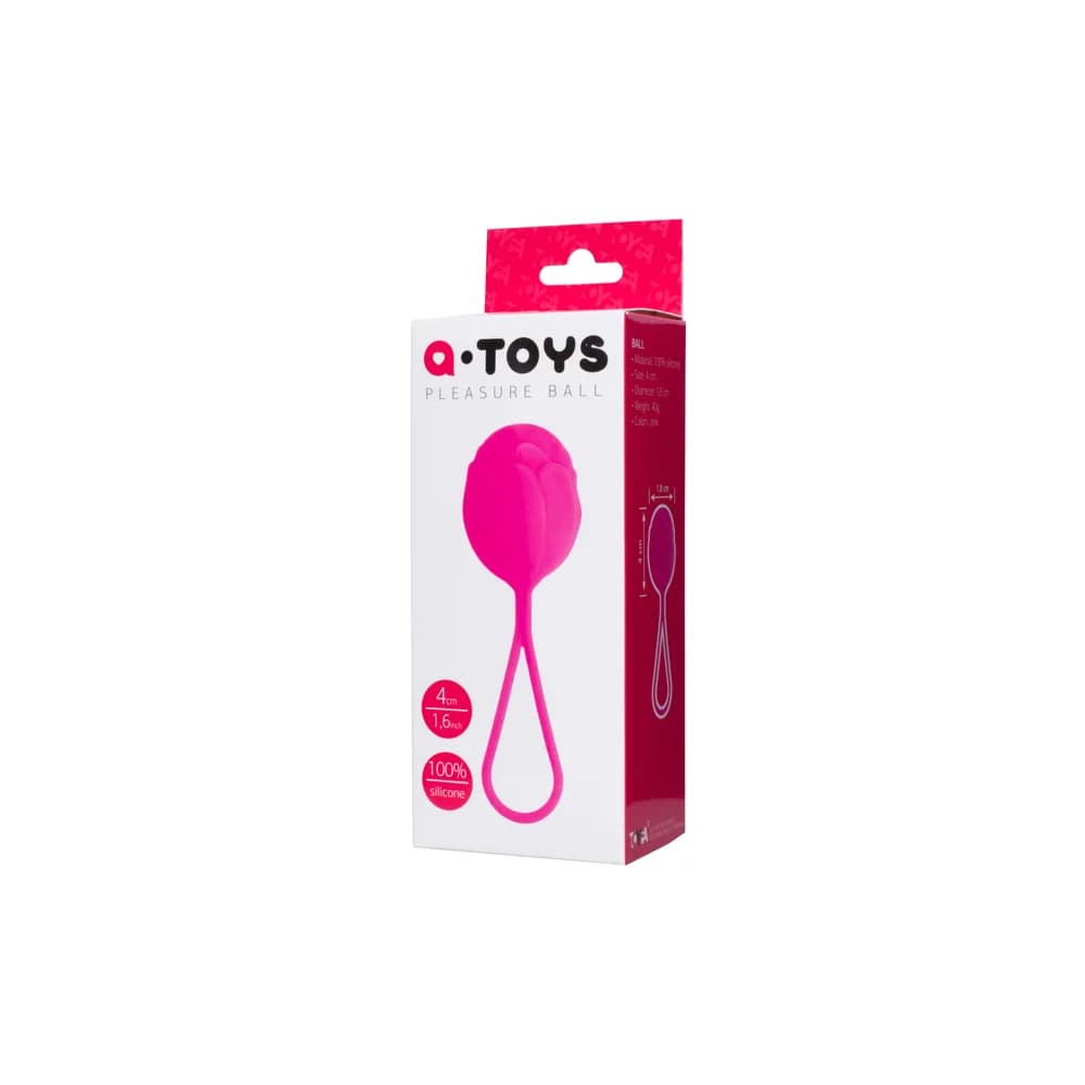 A-Toys by TOYFA Rosi Silikon Vajinal Kegel Egzersiz Topları - Pembe thumbnail 3