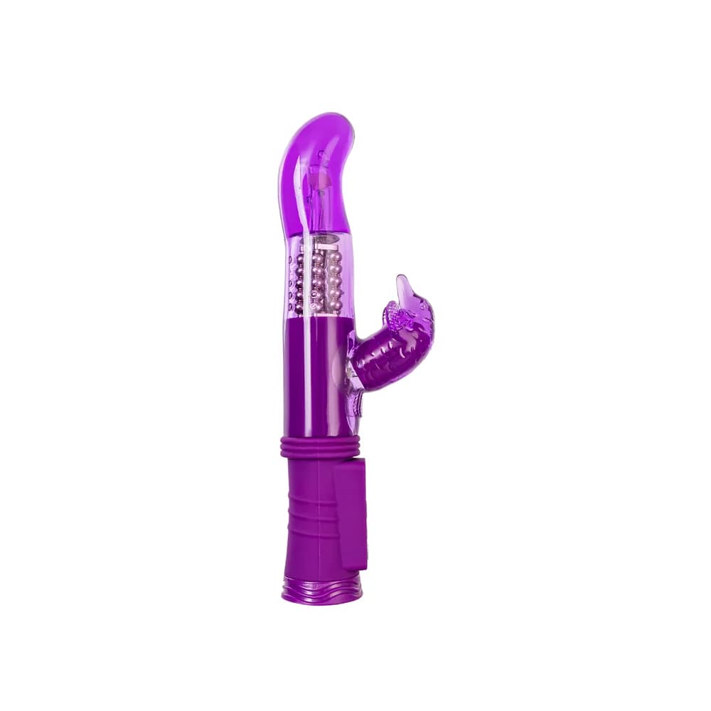 A-Toys by TOYFA Klitoral Uyarıcı ve Dönen Başlıklı Mor Vibratör 22,5 cm thumbnail 3