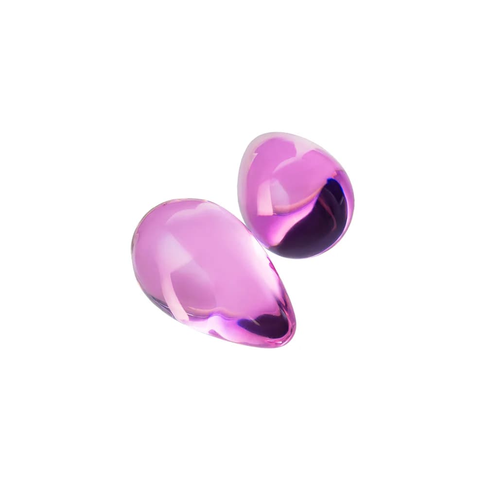 Sexus Glass Pembe Cam Vajinal Top ve Egzersiz Ağırlığı 2.7 cm thumbnail 3