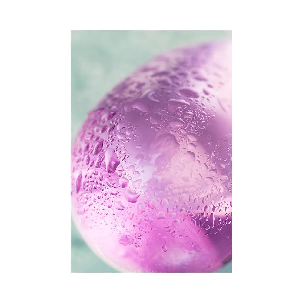 Sexus Glass Pembe Cam Vajinal Top ve Egzersiz Ağırlığı 2.7 cm thumbnail 4