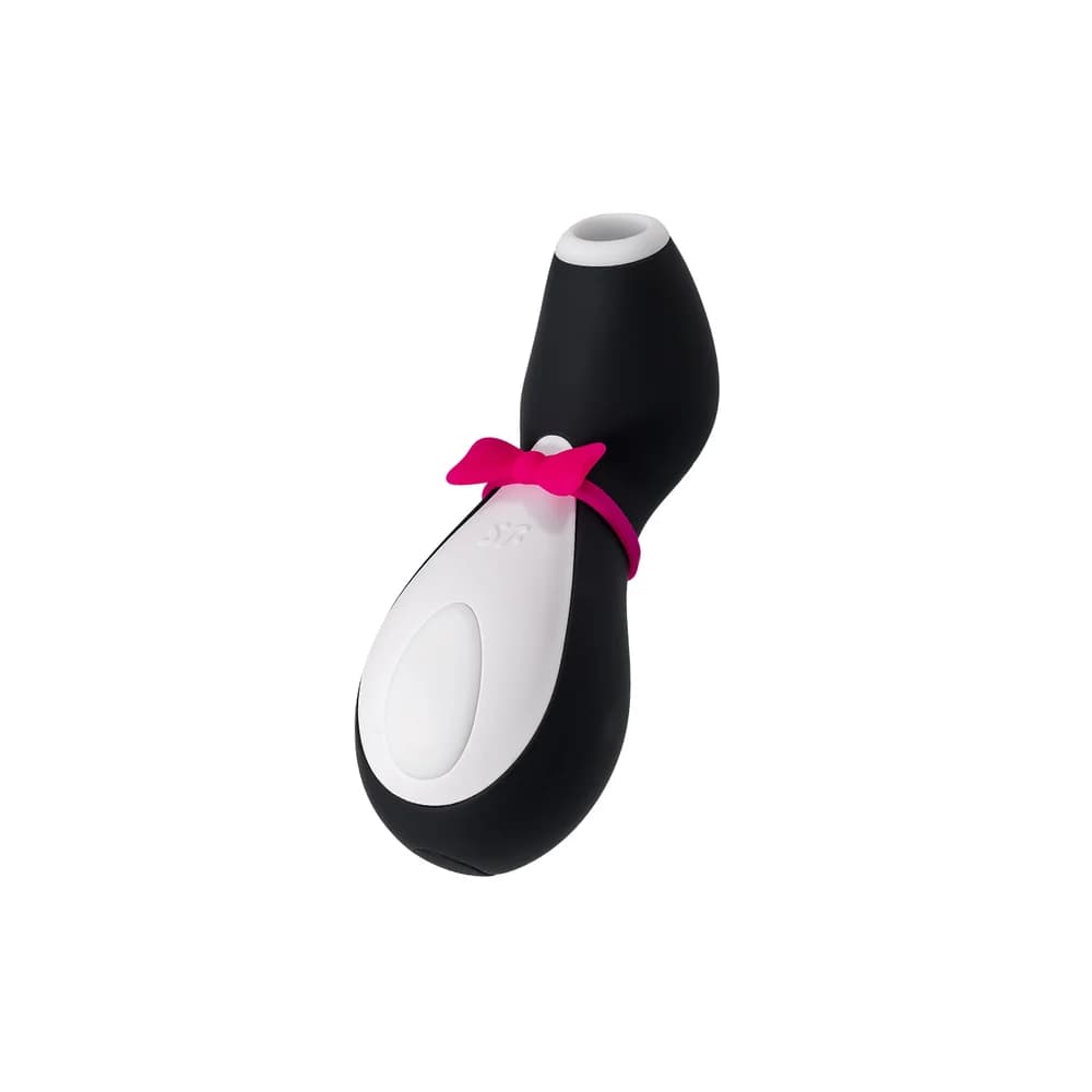 Satisfyer Penguin Vakumlu Klitoris Uyarıcı Vibratör, Siyah, 11.5 cm thumbnail 7