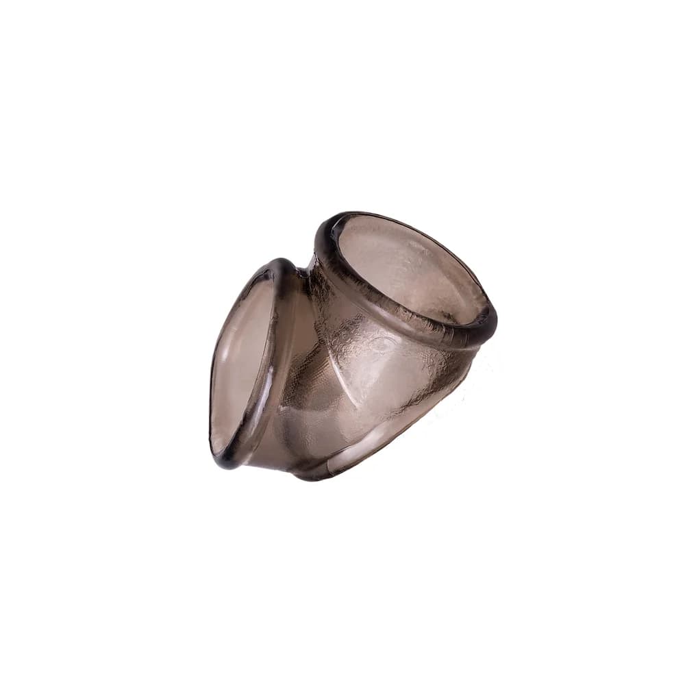 XLover by Toyfa TPE Siyah Esnek Penis ve Skrotum Montaj Halkası 3.5 cm thumbnail 5