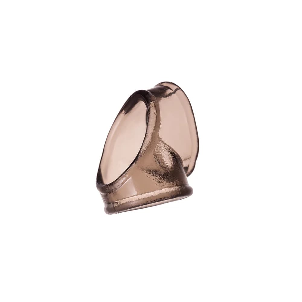 XLover by Toyfa TPE Siyah Esnek Penis ve Skrotum Montaj Halkası 3.5 cm thumbnail 6