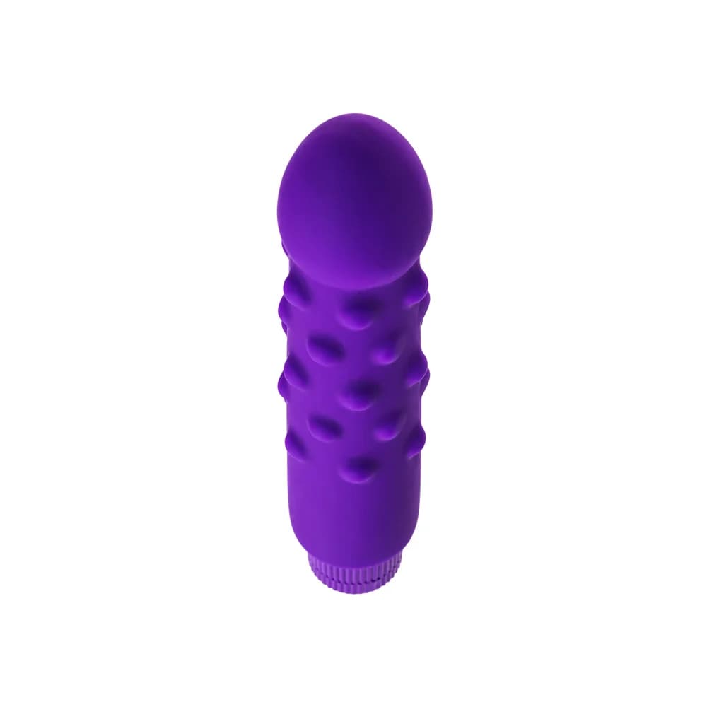A-Toys by TOYFA 17 cm Silikon Güçlü Titreşimli Mor Vibratör thumbnail 3