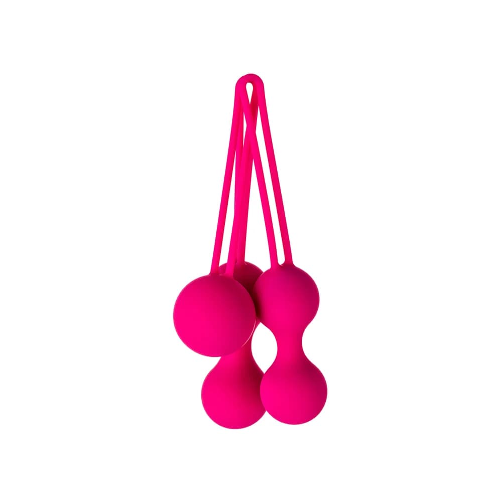 A-Toys by TOYFA Redvil Silikon Vajinal Kegel Egzersiz Top Seti Pembe 16.5 cm thumbnail 7