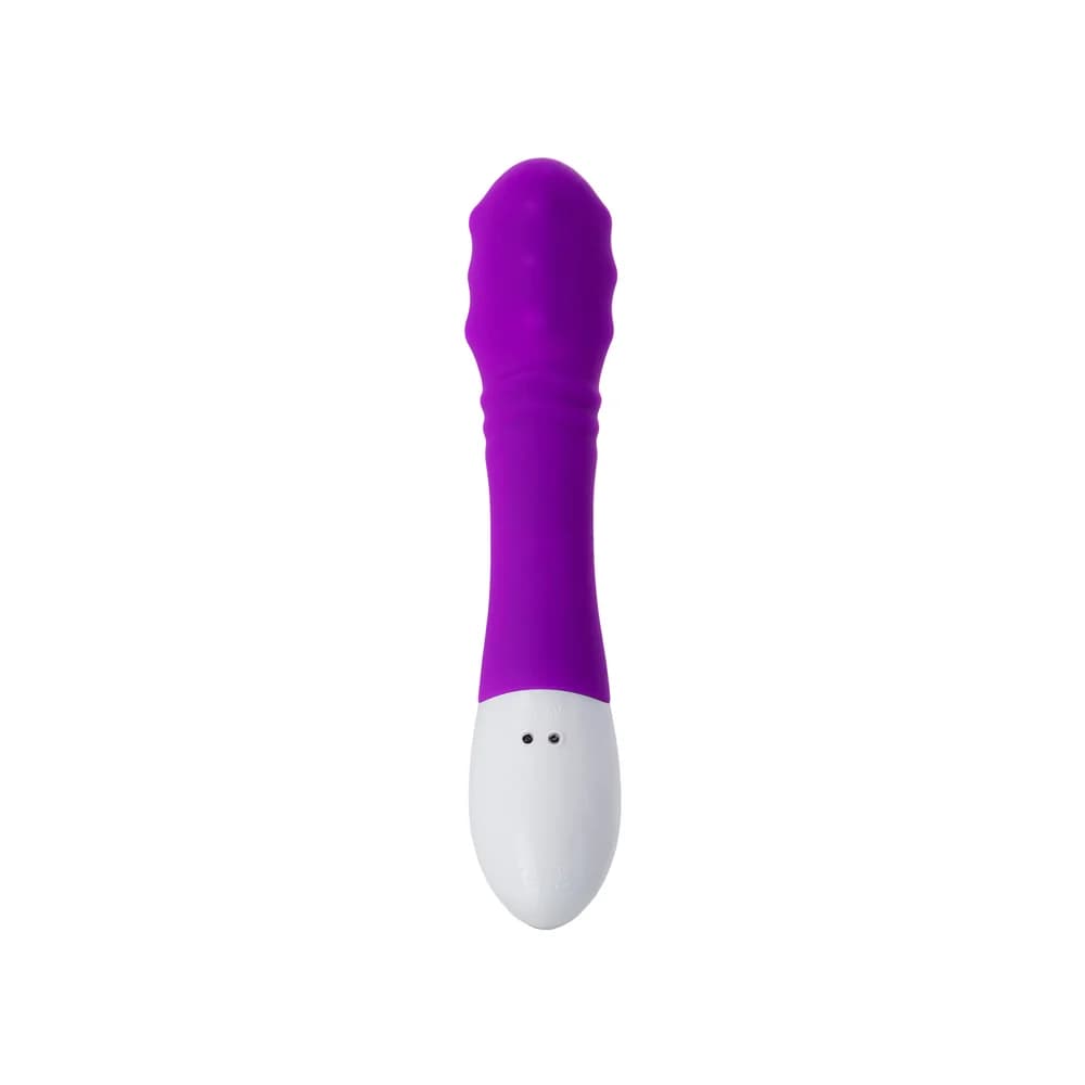 Jos Taty 12 Boncuklu Mor Silikon Klitoral Uyarıcı ve Masaj Vibratörü 21.5 cm thumbnail 5