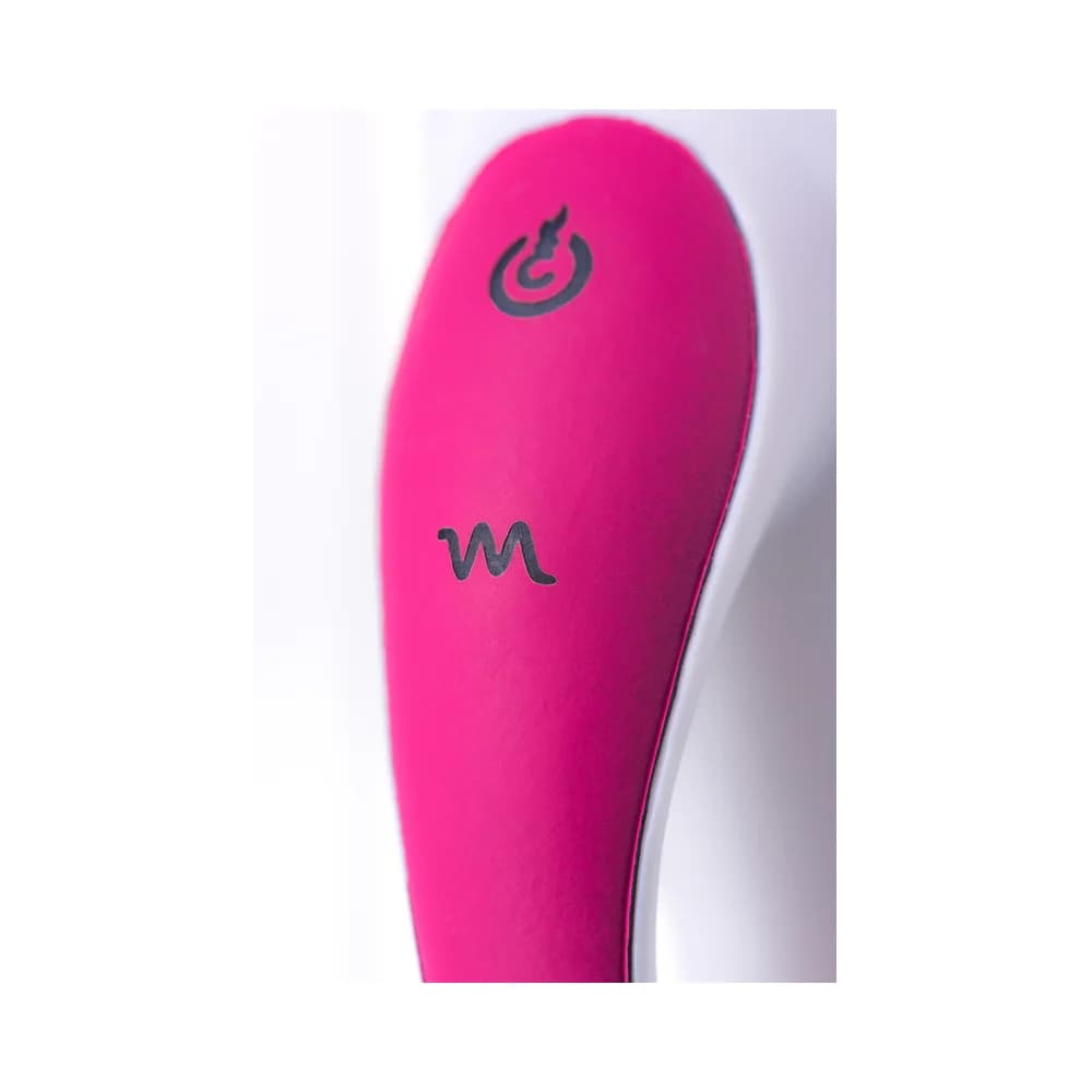 Jos Elly Isıtmalı ve Çift Motorlu G Noktası Klitoral Vibratör Pembe 21.5 cm thumbnail 14