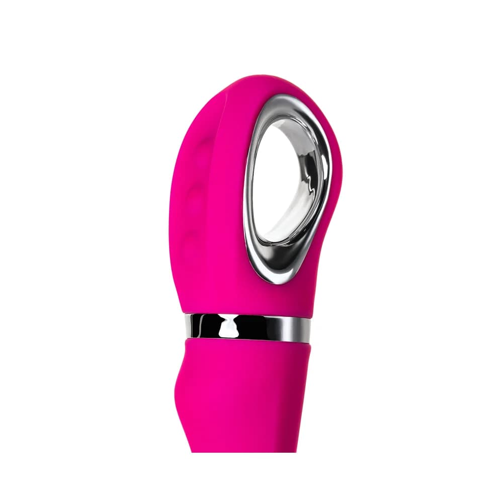 Jos Pilo WOW Modlu Silikon Pembe 20 cm G-Noktası Vibratör thumbnail 7