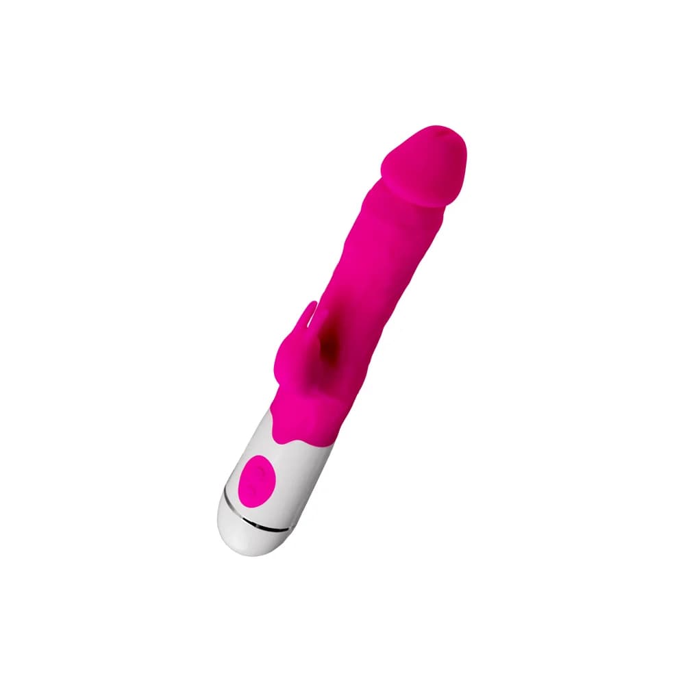 A-Toys by TOYFA Mist Silikon Pembe Klitoral Uyarıcılı Vibratör 25.4 cm thumbnail 4