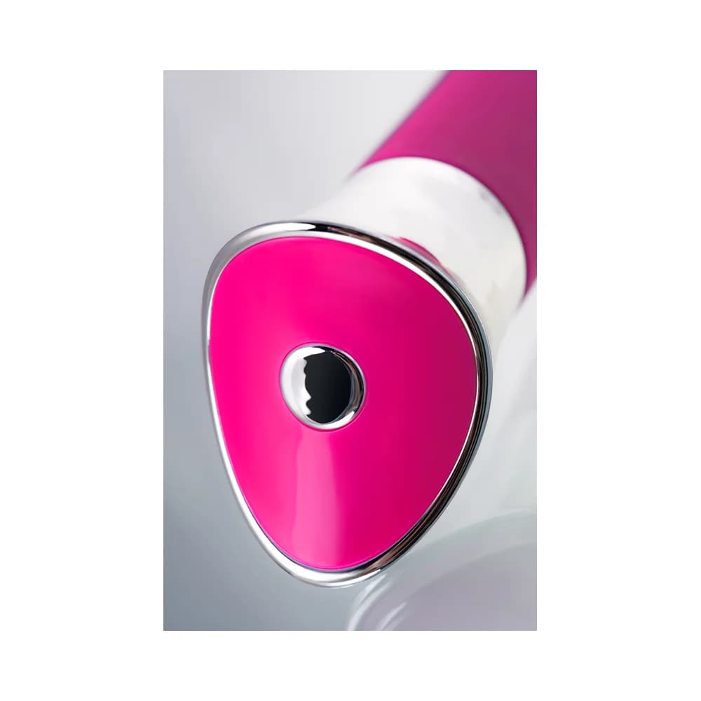 Jos Loly Çift Etkili Klitoral ve G Noktası Uyarıcı Silikon Vibratör - Pembe 21.6 cm thumbnail 11