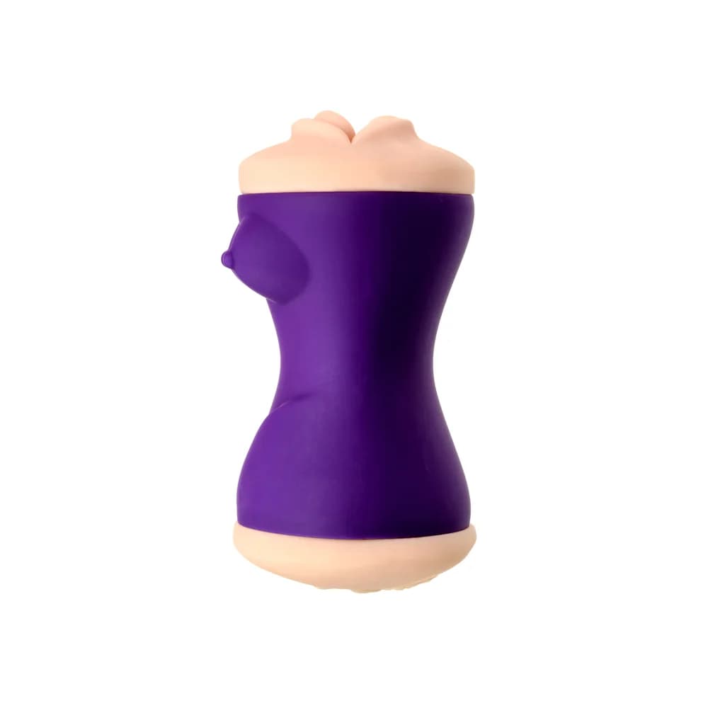 Jos Çift Taraflı Gerçekçi TPR Mastürbatör 17.5 cm Ten thumbnail 3