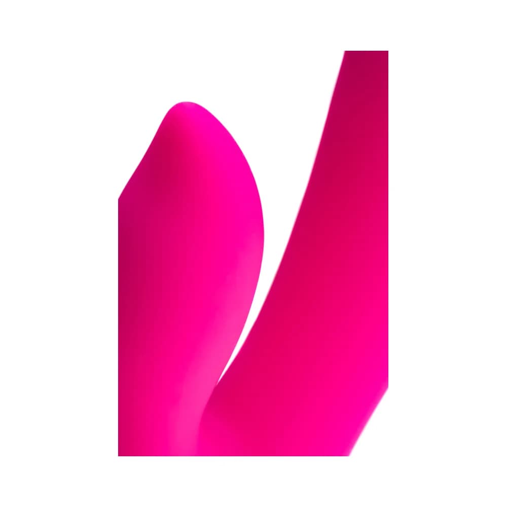 L'Eroina 19 cm Klitoral Stimülatörlü Silikon Vibratör - Pembe thumbnail 11