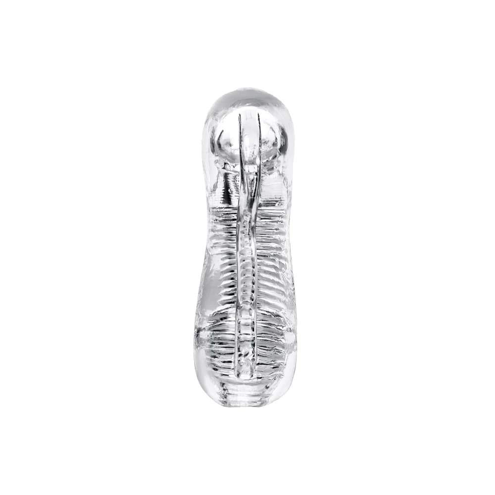Lingam by TOYFA Indira Şeffaf 14 cm TPE Manuel Erkek Mastürbatör thumbnail 3