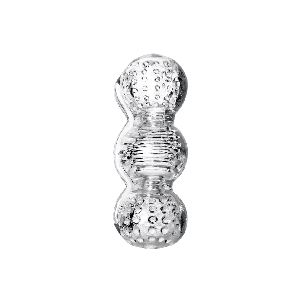 Lingam by TOYFA Rashmi Şeffaf TPE Erkek Mastürbatörü 15,5 cm thumbnail 2