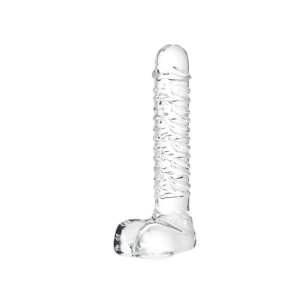 Sexus Glass Transparan Cam 21 cm Fantezi Dildo thumbnail 2