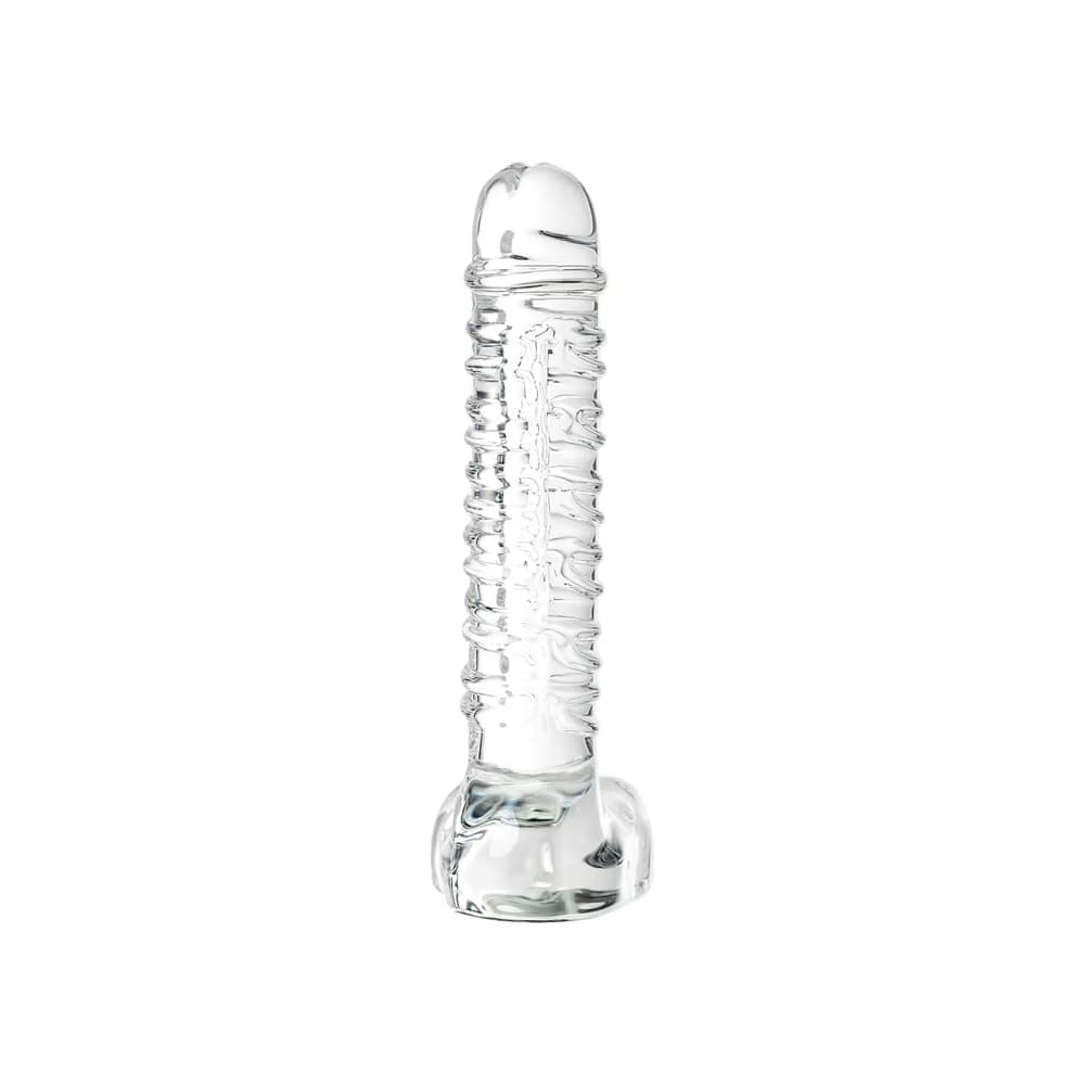 Sexus Glass Transparan Cam 21 cm Fantezi Dildo thumbnail 5