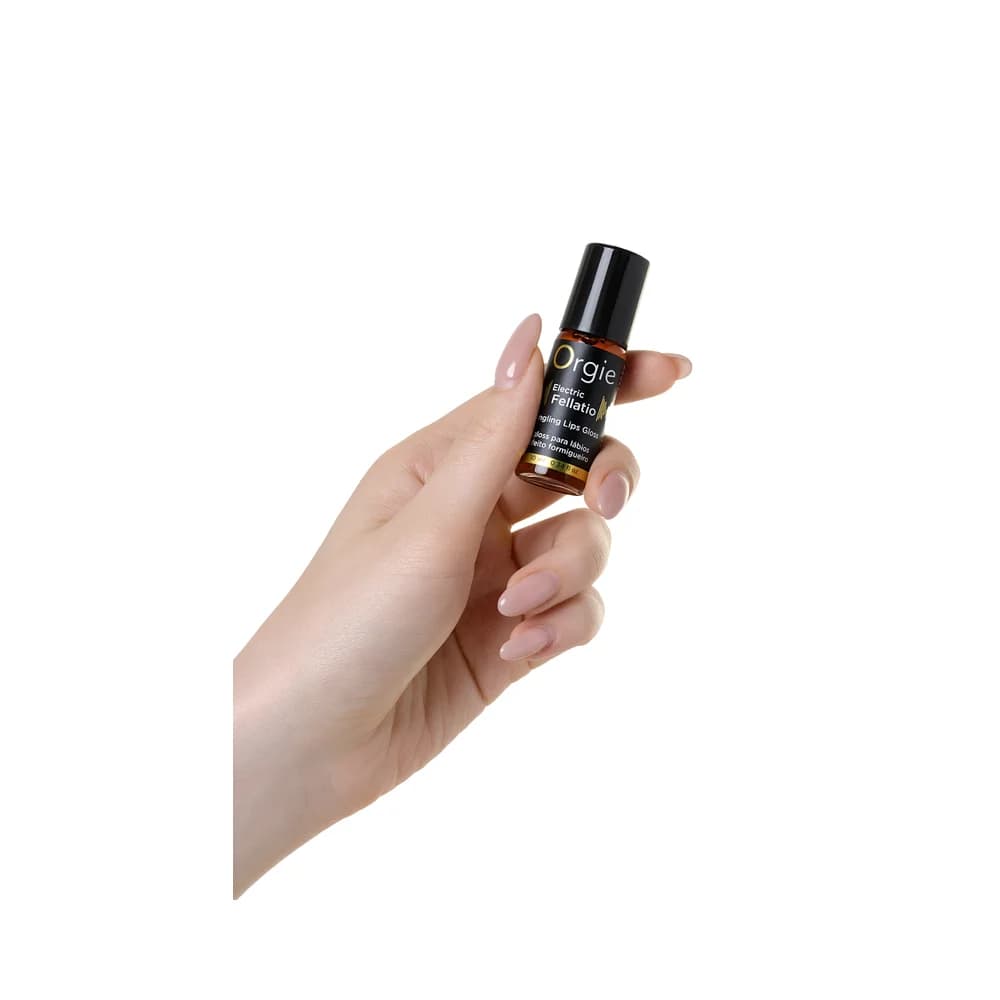 Orgie Sexy Vibe Electric Fellatio Titreşim Etkili Dudak Parlatıcısı 10 ml thumbnail 6
