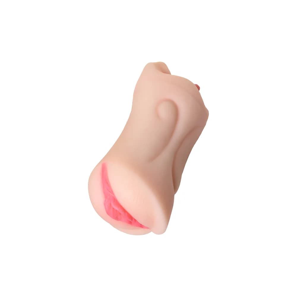 Juicy Pussy by TOYFA Fruity Tongue Gerçekçi Ağız ve Vajina Mastürbatör 19 cm Ten thumbnail 2