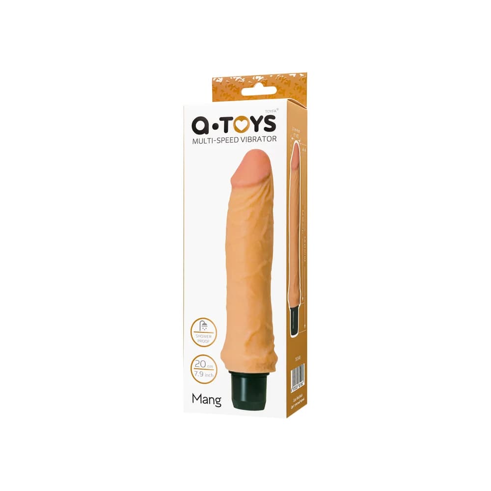 A-Toys by TOYFA Mang Realistik TPE Ten Rengi 20 cm Vibratör thumbnail 7