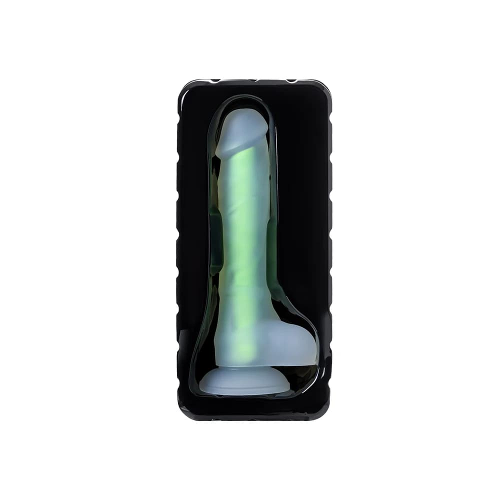 Beyond by Toyfa Wade Glow Gece Parlayan Şeffaf Silikon Gerçekçi Dildo 20 cm thumbnail 6