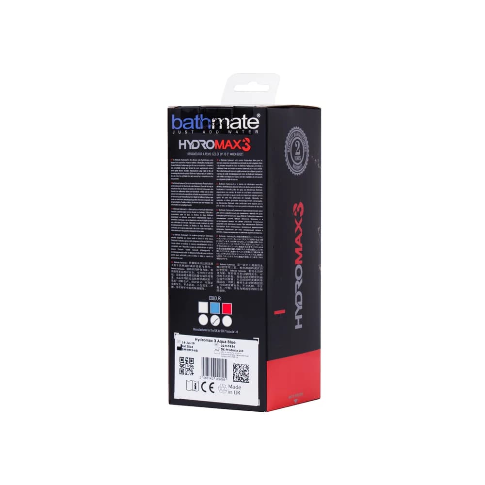 Bathmate Hydromax 3 Hidrolik Penis Pompası, ABS Plastik, Mavi, 22 cm thumbnail 7