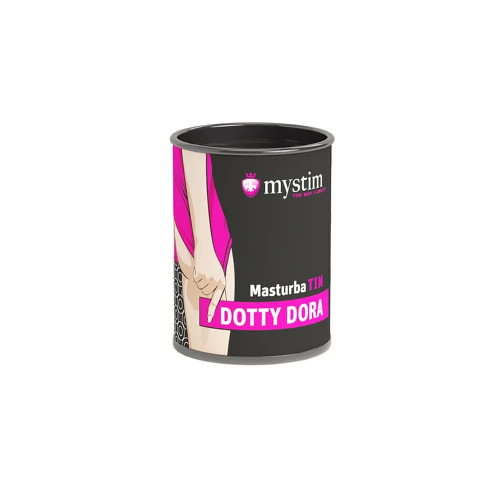 Mystim Dotty Dora Gerçekçi Dokulu Beyaz Erkek Mastürbatör 4.5 cm thumbnail 3
