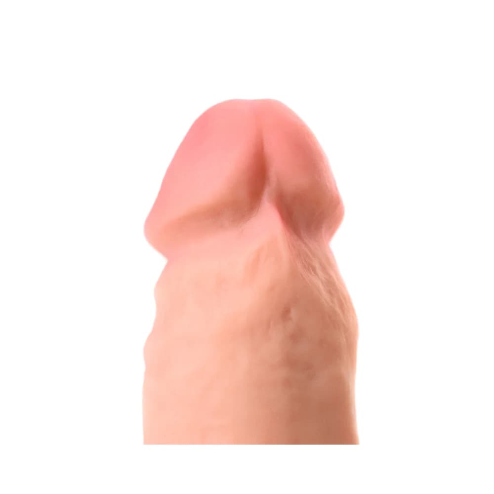 RealStick Elite Oliver Vantuzlu Şeffaf Gerçekçi TPR Dildo 18.5 cm thumbnail 8