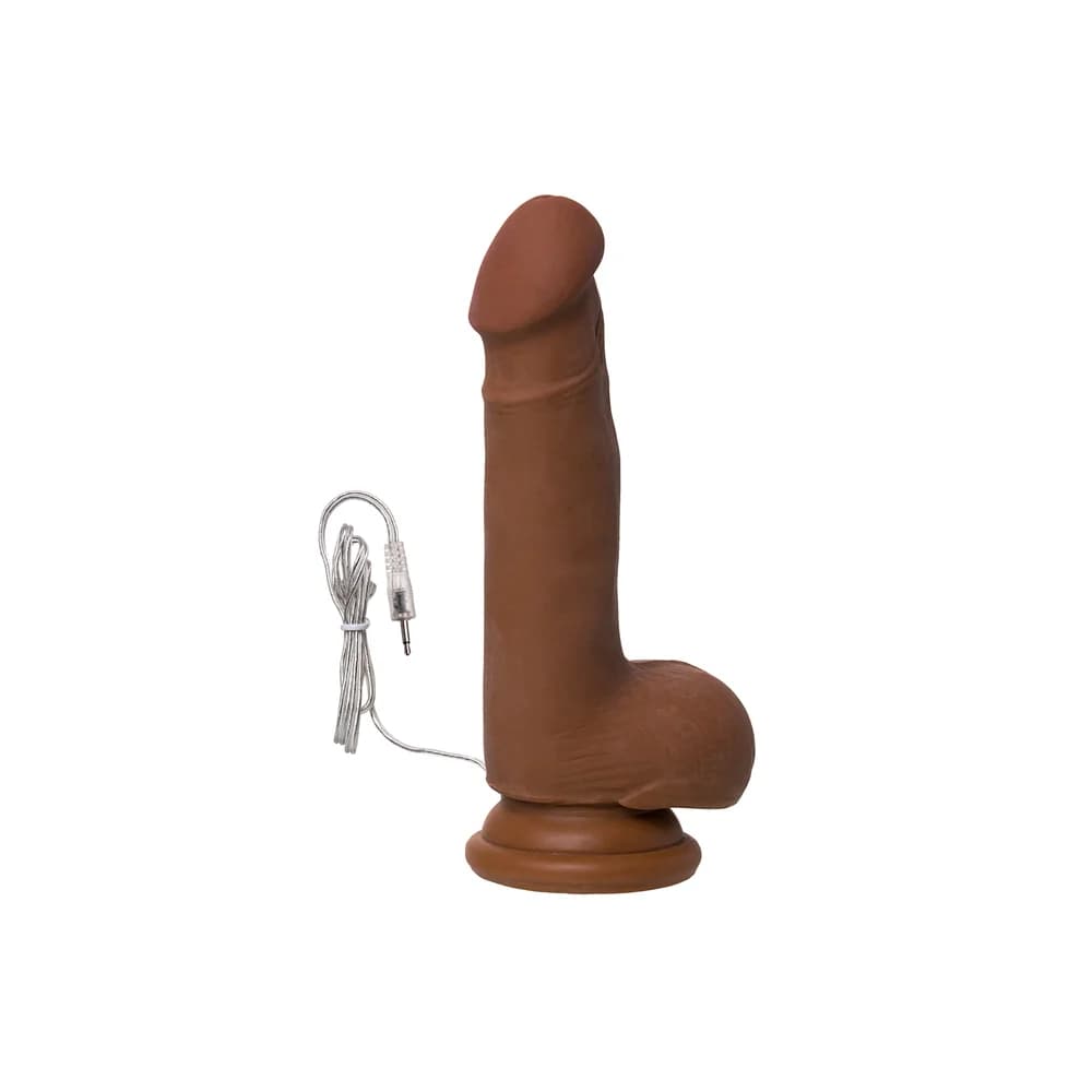 RealStick Elite Mulatto Kahverengi 13 cm Uzaktan Kumandalı Gerçekçi Vibratör thumbnail 2