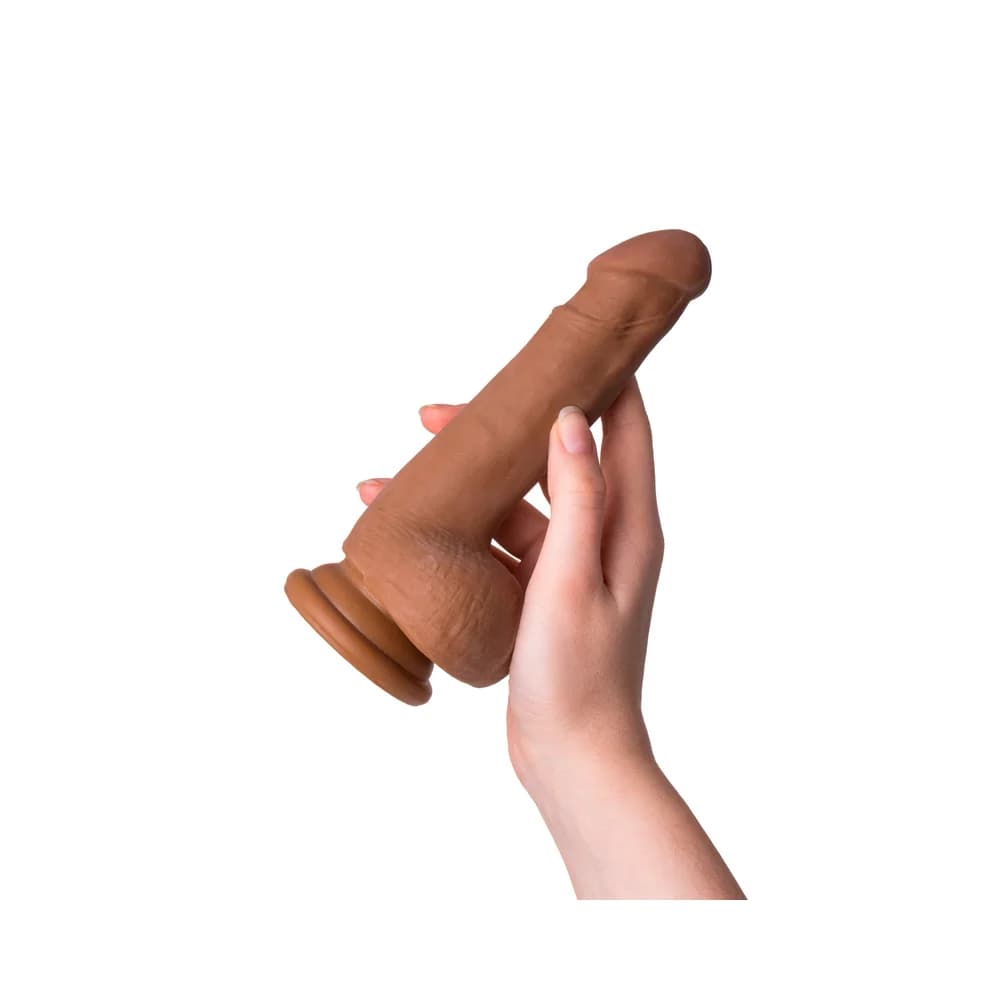 RealStick Elite Mulatto Kahverengi 13 cm Uzaktan Kumandalı Gerçekçi Vibratör thumbnail 11