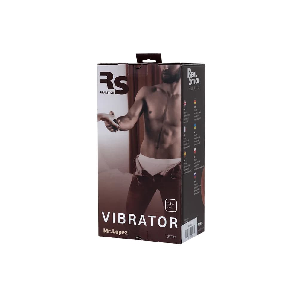 RealStick Elite Mulatto Kahverengi 13 cm Uzaktan Kumandalı Gerçekçi Vibratör thumbnail 12