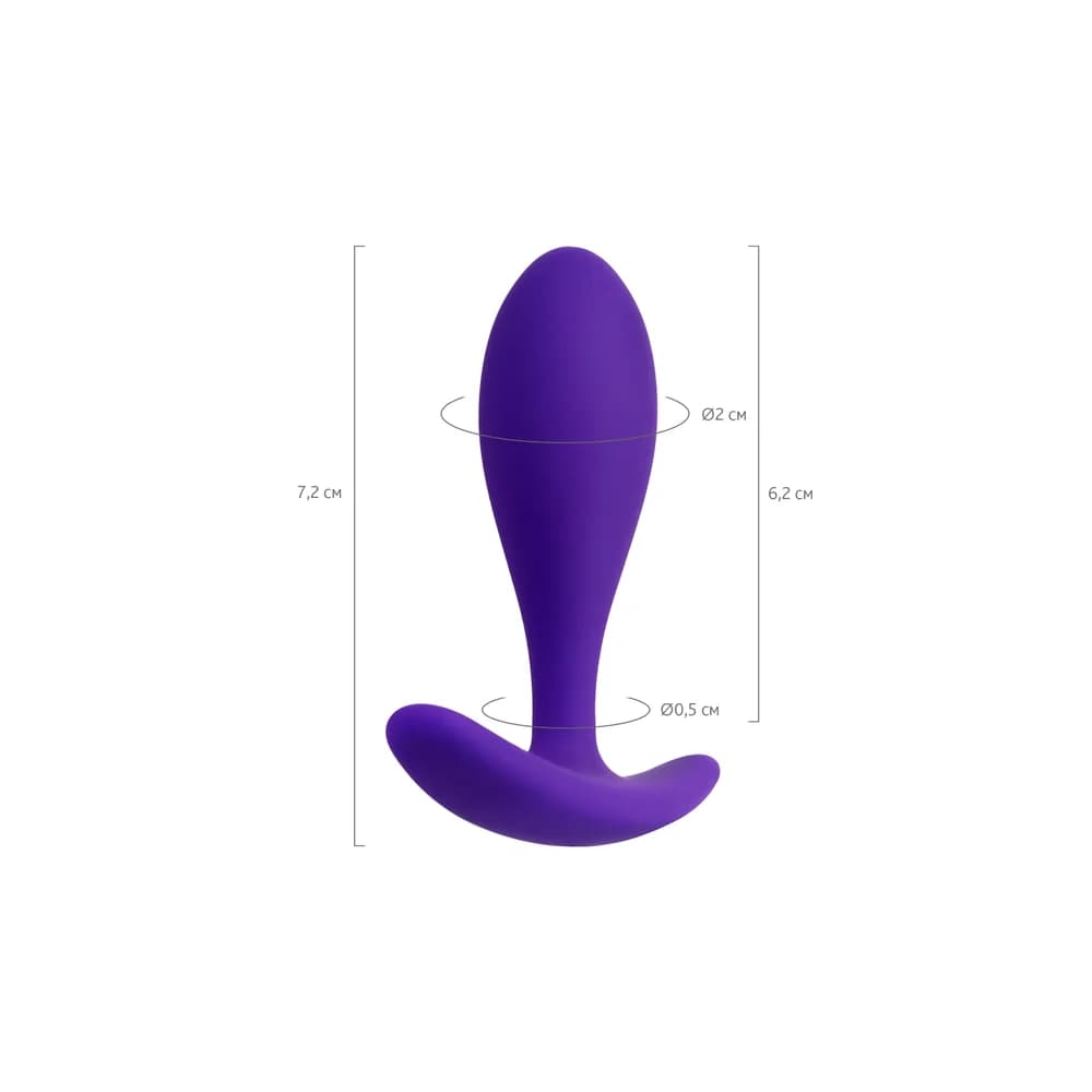 ToDo by Toyfa Hub Silikon Anal Plug - Mor, 7.2 cm thumbnail 8