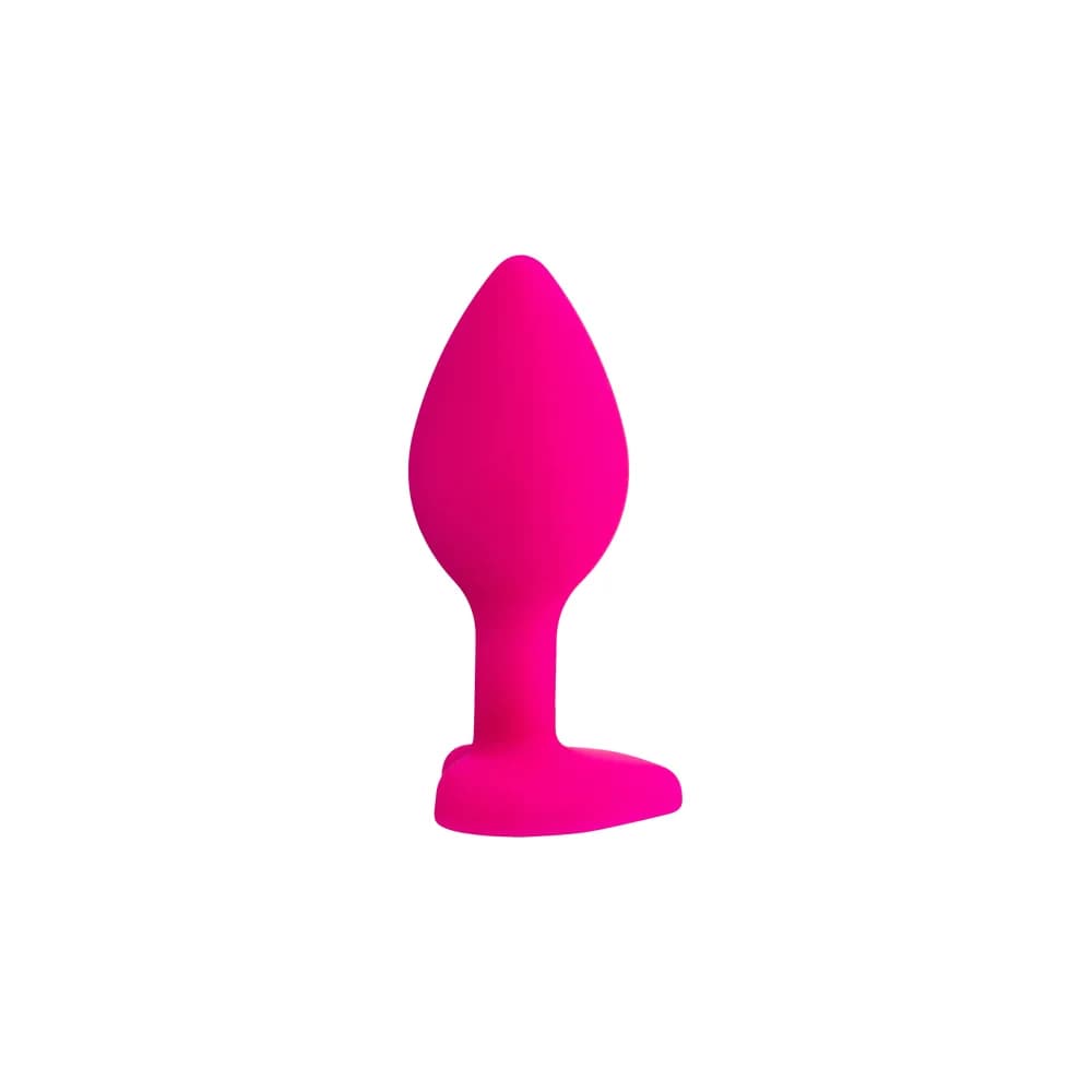 ToDo by Toyfa Diamond Heart Silikon Kalpli Anal Plug - Pembe 7 cm thumbnail 3