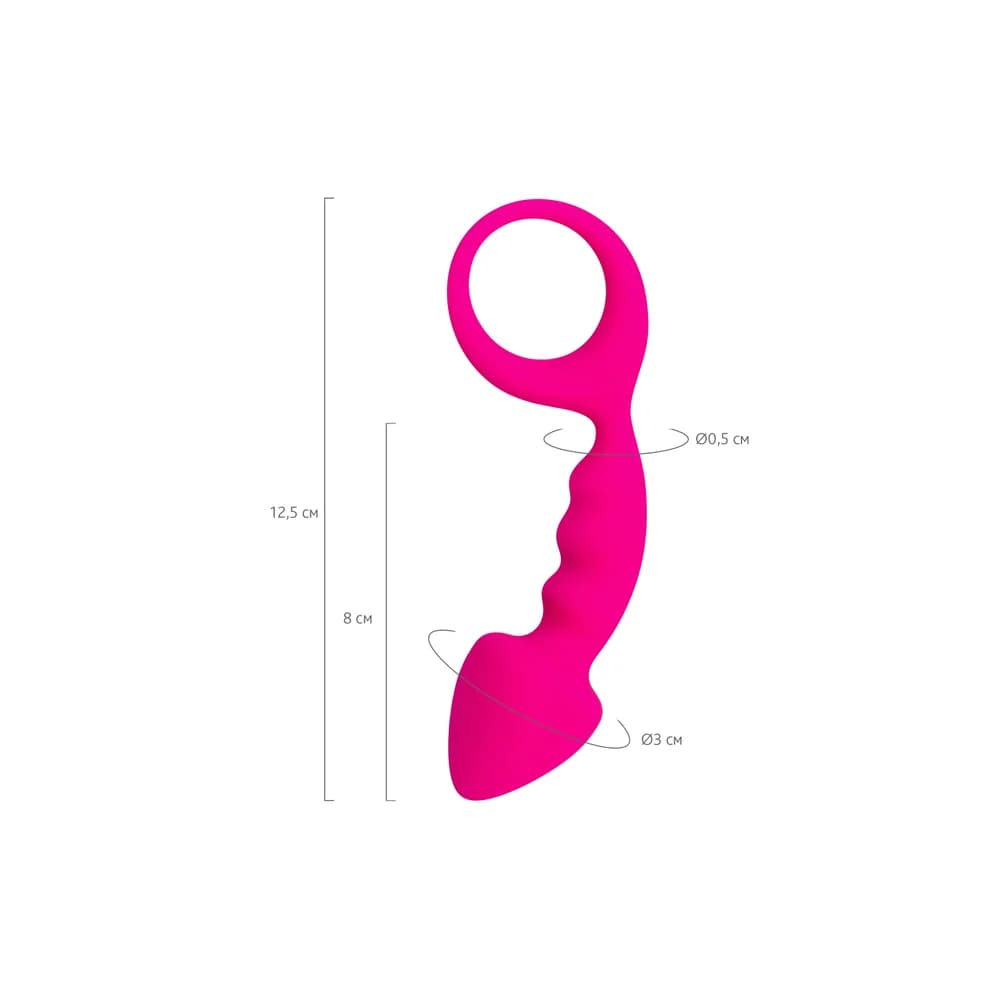ToDo by Toyfa Bong Silikon Anal Plug Pembe 12.5 cm thumbnail 8