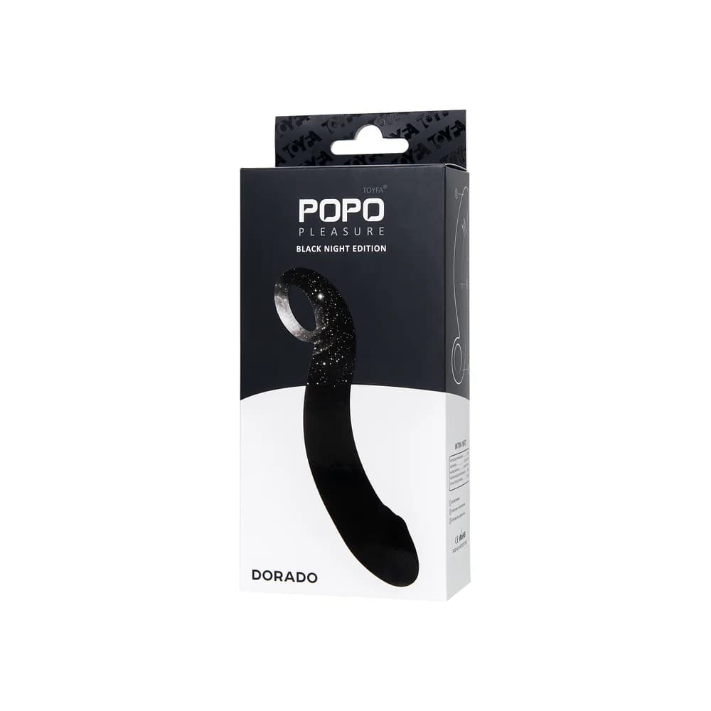 POPO Pleasure Dorado Siyah 18 cm Su Geçirmez Silikon P Noktası Etkili Kavisli Anal Stimülatör thumbnail 7