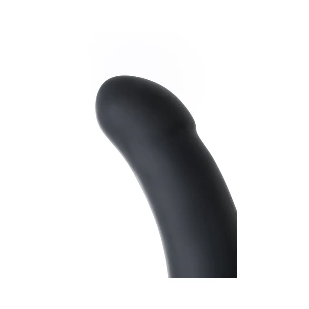 POPO Pleasure by TOYFA Serpens Kavisli Silikon Anal Dildo Siyah 13 cm thumbnail 9