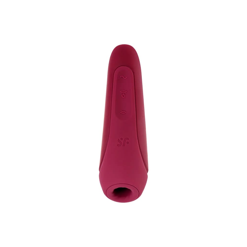 Satisfyer Curvy 1 Connect App Uzaktan Kontrollü Kırmızı Vakumlu Klitoris Vibratörü thumbnail 2