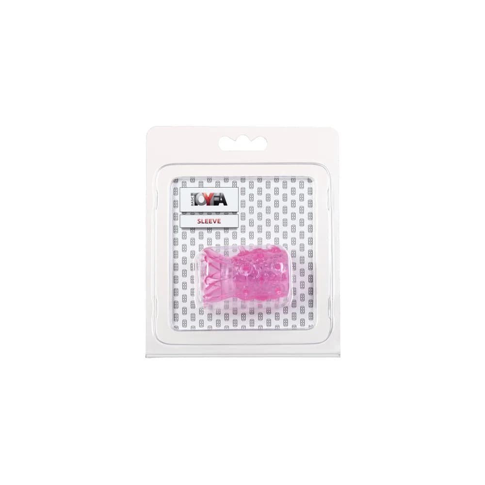 Toyfa Basic 5 cm Pembe Kabartmalı Penis Uzatıcı ve Hissiyat Artırıcı Kılıf thumbnail 3