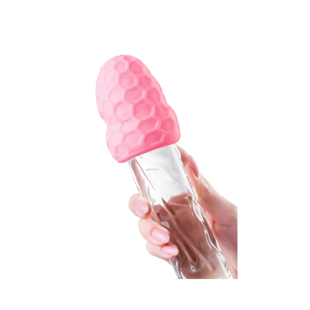 A-Toys by TOYFA Flaff Çift Taraflı Kompakt TPE Mastürbatör - Pembe 8 cm thumbnail 5