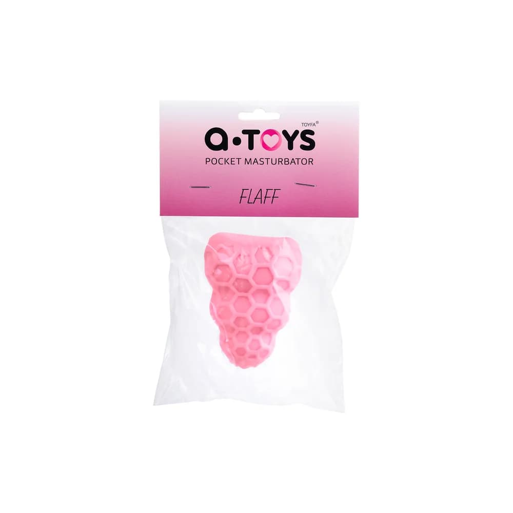 A-Toys by TOYFA Flaff Çift Taraflı Kompakt TPE Mastürbatör - Pembe 8 cm thumbnail 6