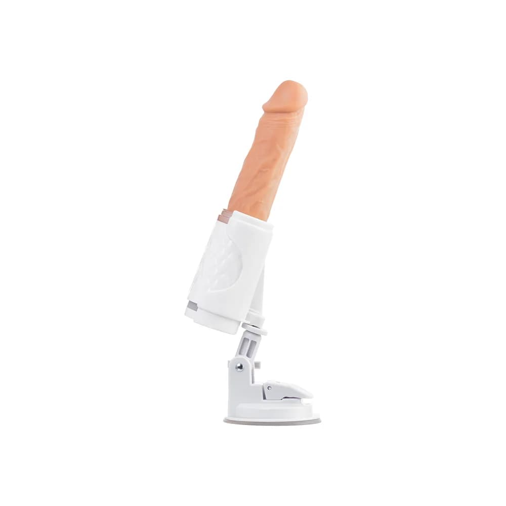 Motorlovers by TOYFA Beyaz ABS 29 cm Isıtmalı ve Titreşimli Otomatik Seks Makinesi thumbnail 3