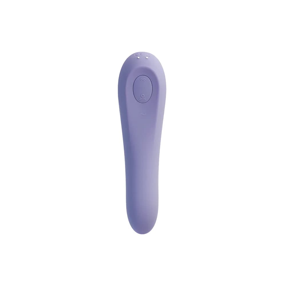 Satisfyer Dual Pleasure Mor Vakumlu Klitoral ve G Noktası Vibratörü 17.9 cm thumbnail 3