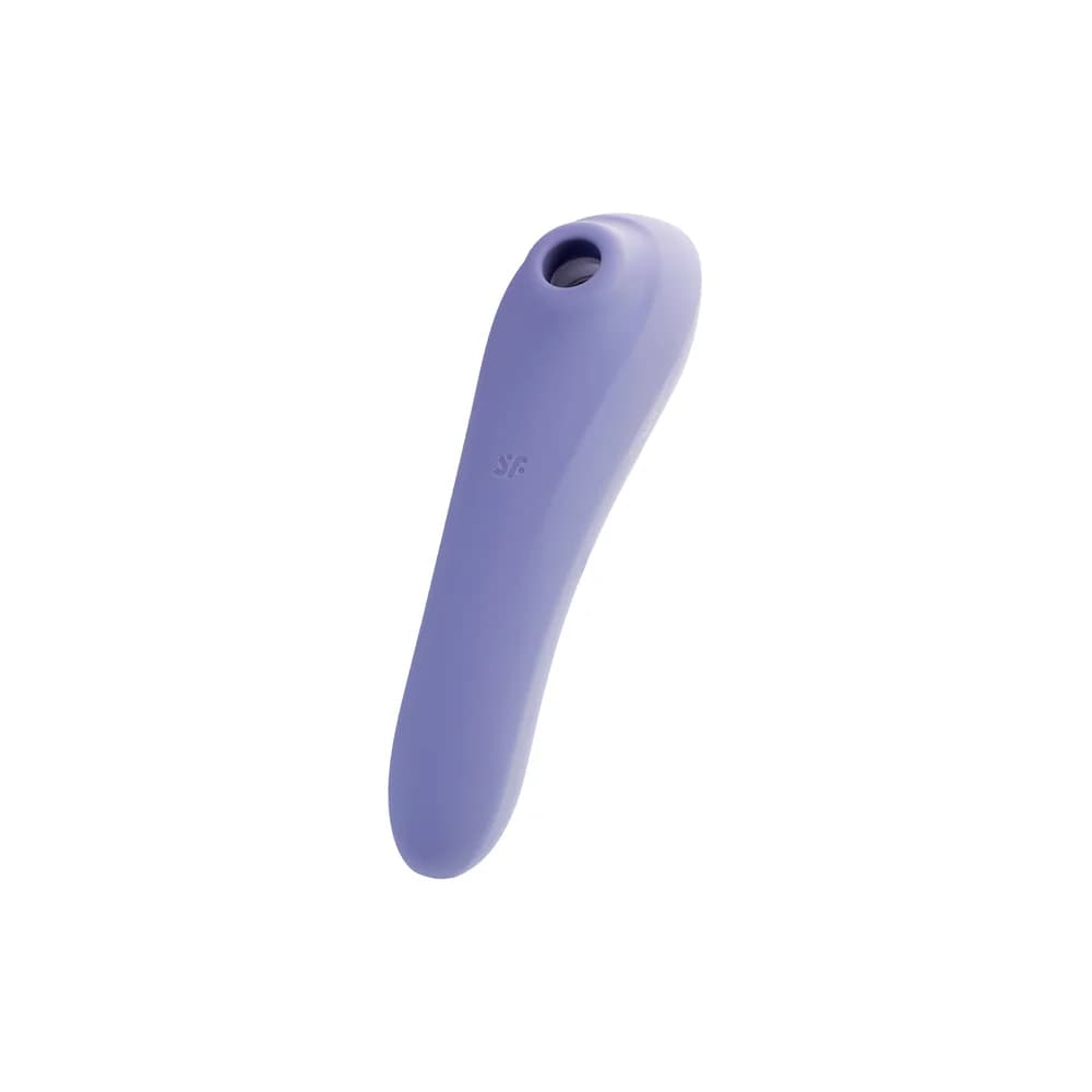 Satisfyer Dual Pleasure Mor Vakumlu Klitoral ve G Noktası Vibratörü 17.9 cm thumbnail 5