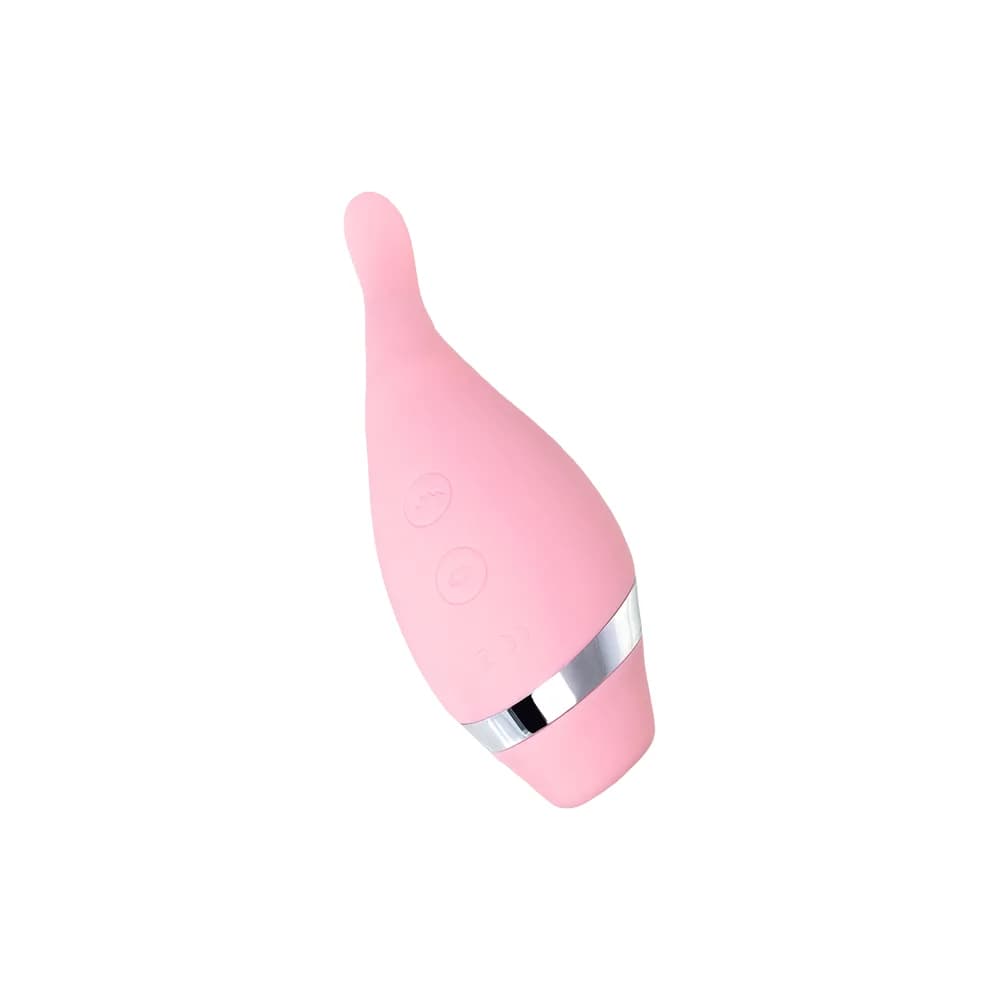 Flovetta by Toyfa Dahlia Çok Fonksiyonlu Vakumlu ve Titreşimli Silikon Vibratör Pembe 14 cm thumbnail 5