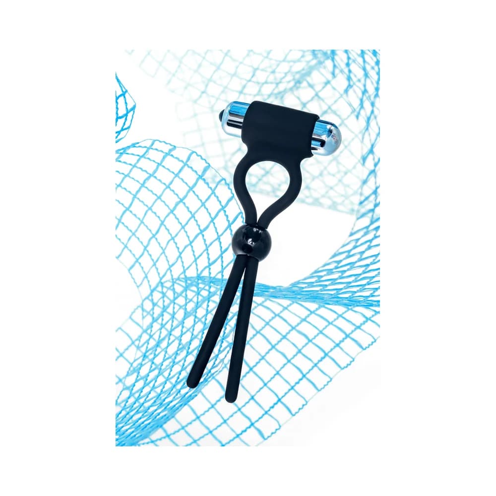 A-Toys by TOYFA Silikon Ayarlanabilir Kement Penis Halkası - 14 cm Siyah thumbnail 7