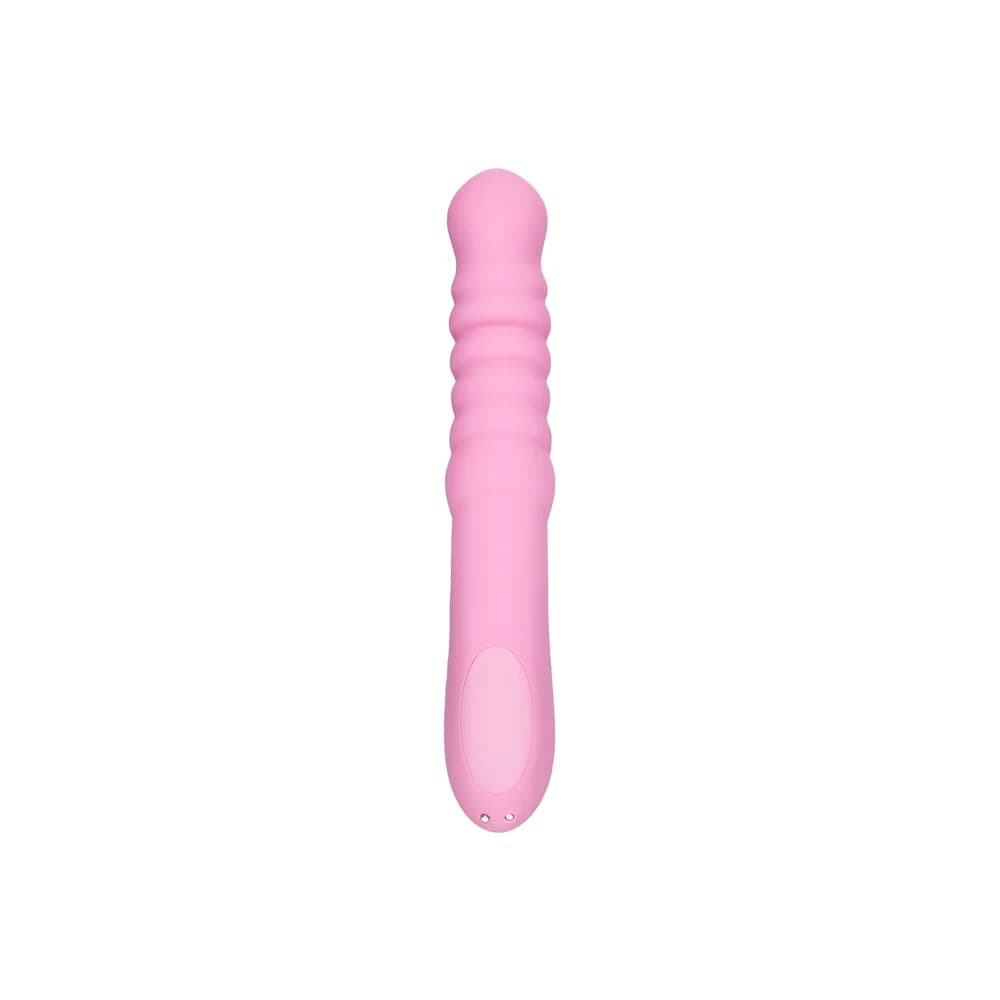 Jos Lixy Isıtmalı ve Hareketli Çift Motorlu Silikon Tavşan Vibratör Pembe 23 cm thumbnail 4